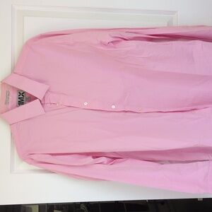 Express Light Pink 1MX Fitted Shirt Unisex Button Down